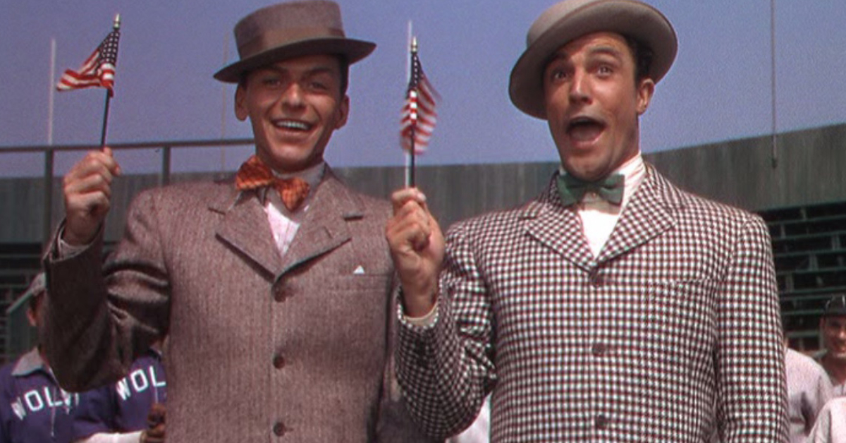 Frank Sinatra and Gene Kelly in Take Me Out to the Ball Game